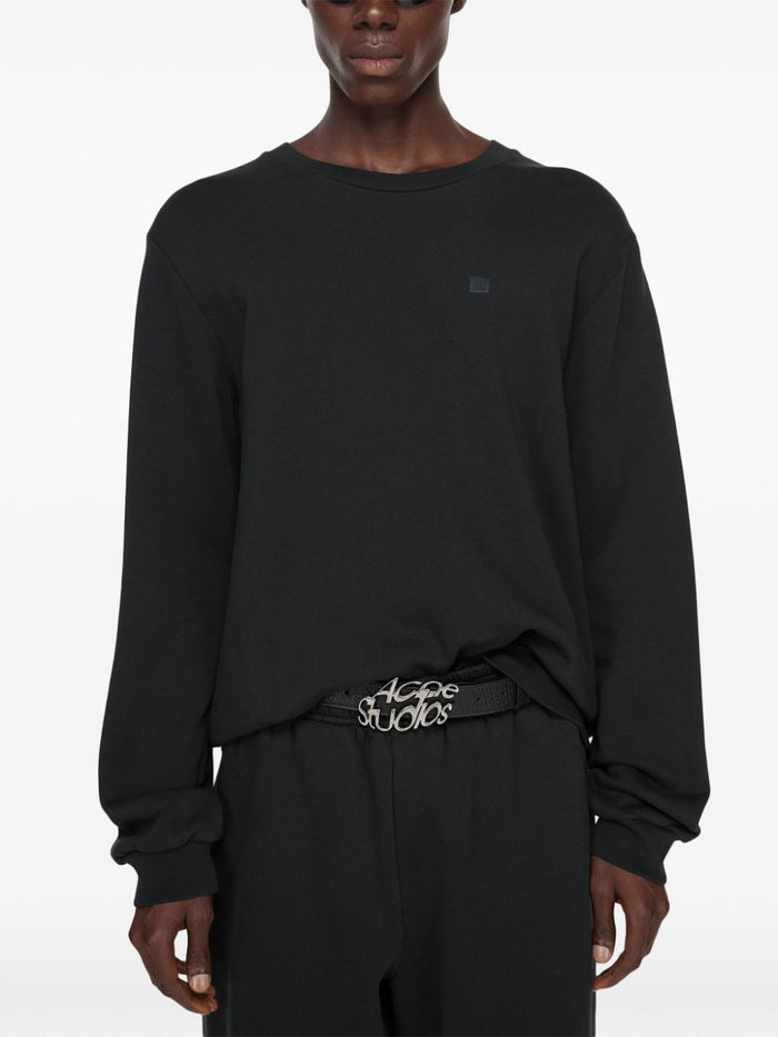 Acne Sweaters Black Cotton