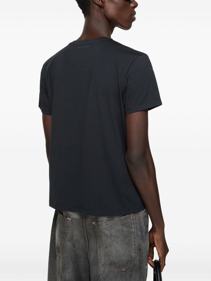 Acne T-Shirts And Polos Black Cotton