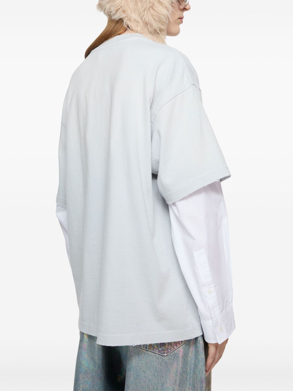 Acne Studios T-Shirts And Polos Light Grey Cotton