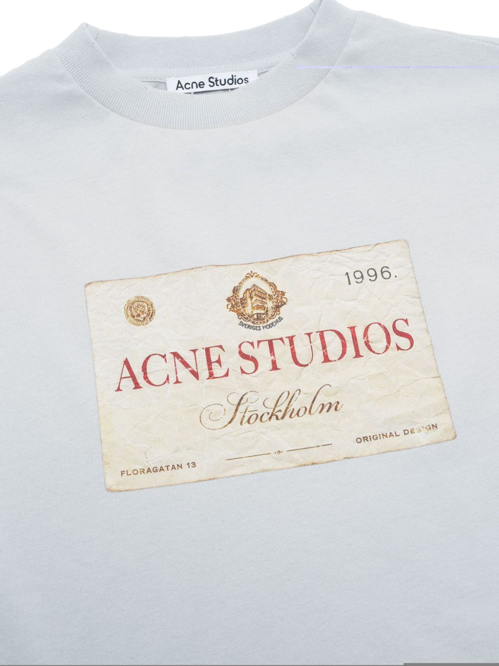 Acne Studios T-Shirts And Polos Light Grey Cotton