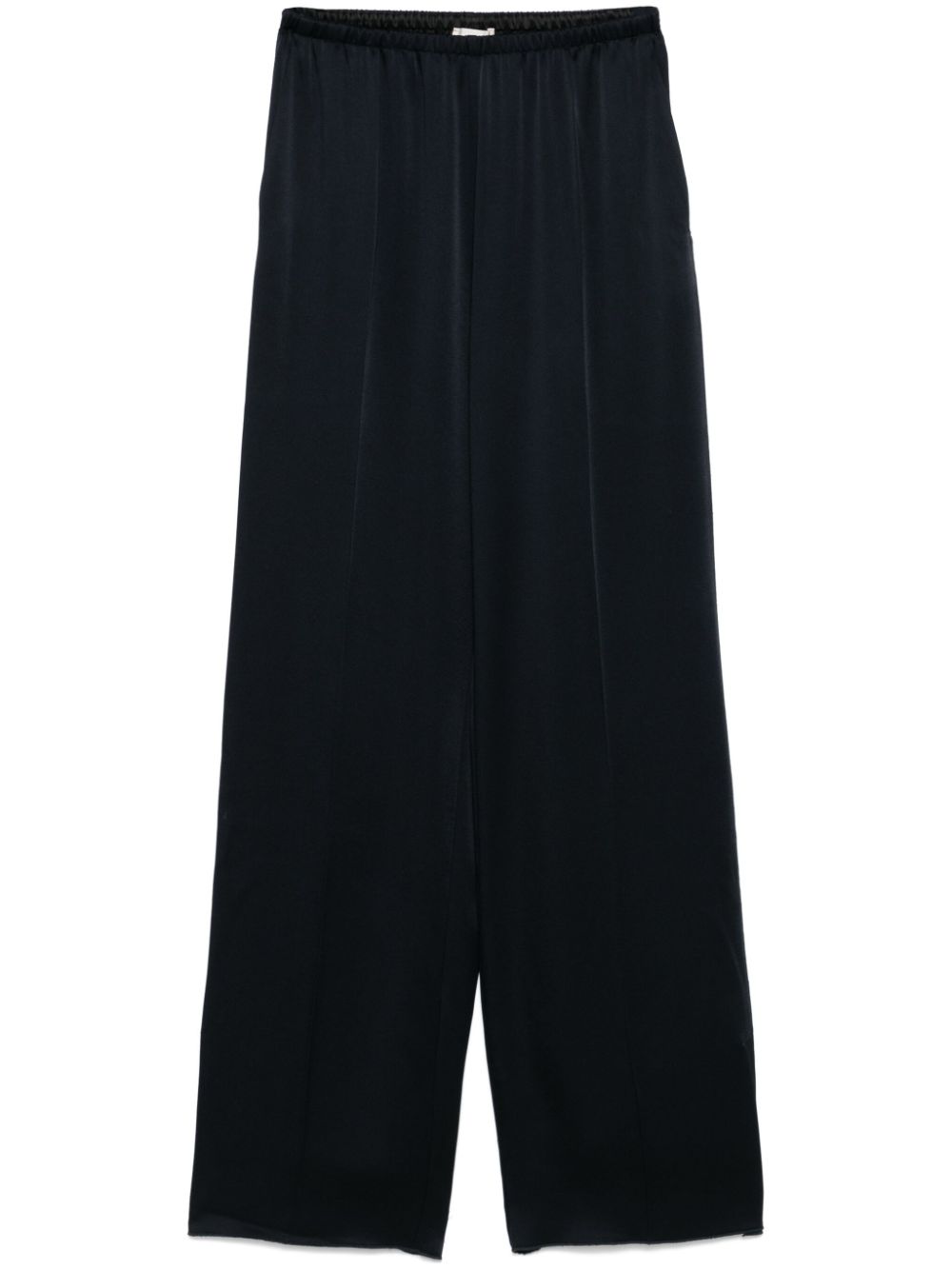 Forte Trousers Blue Acetate Viscose