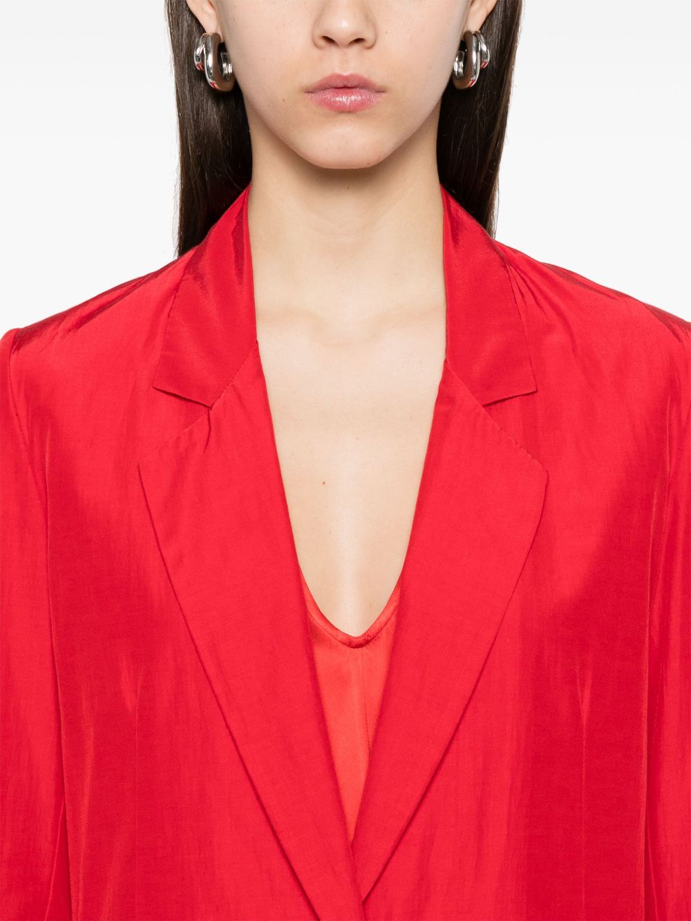 Forte Jackets Red Polyester Cotton