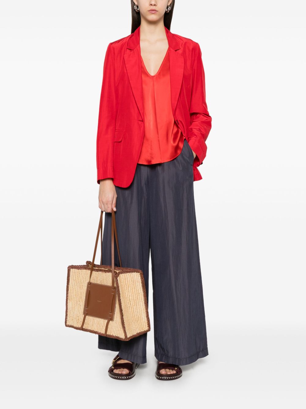 Forte Jackets Red Polyester Cotton