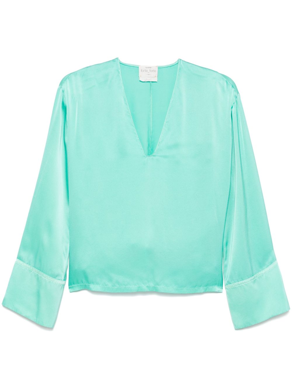 Forte Top Verde Acqua Silk