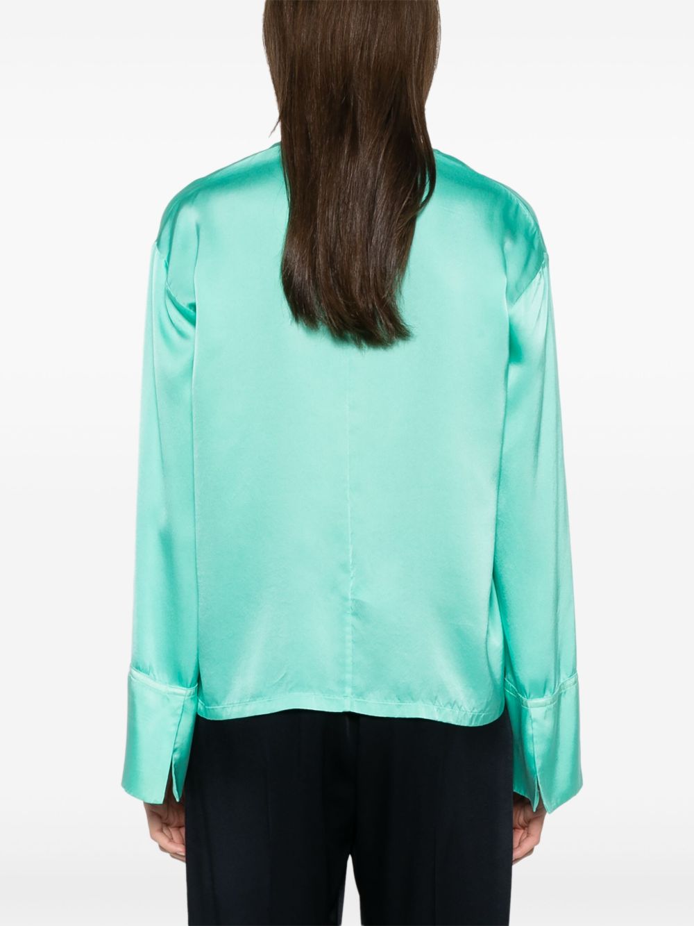 Forte Top Verde Acqua Silk