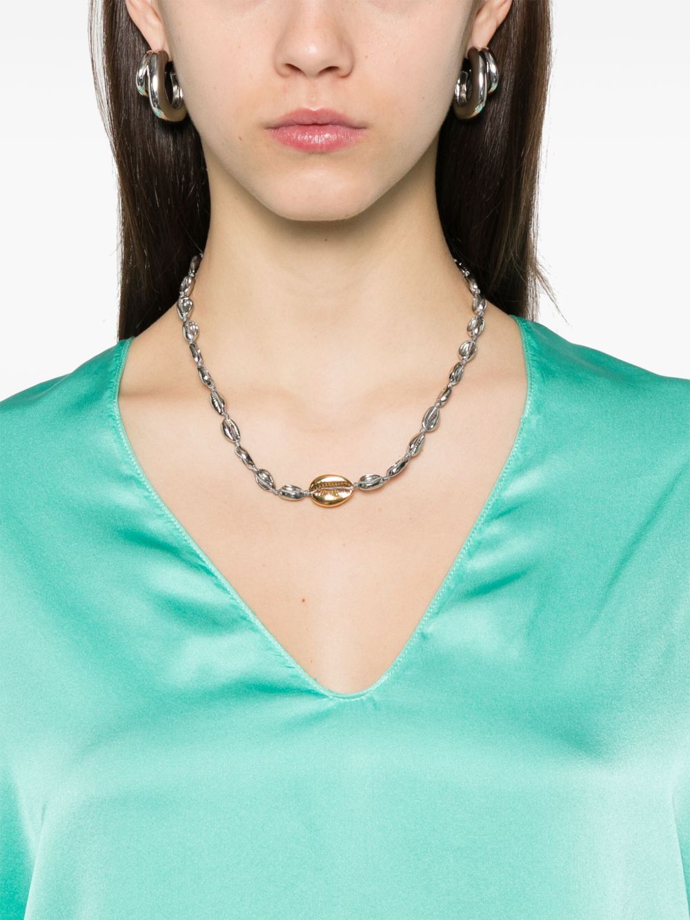 Forte Top Verde Acqua Silk