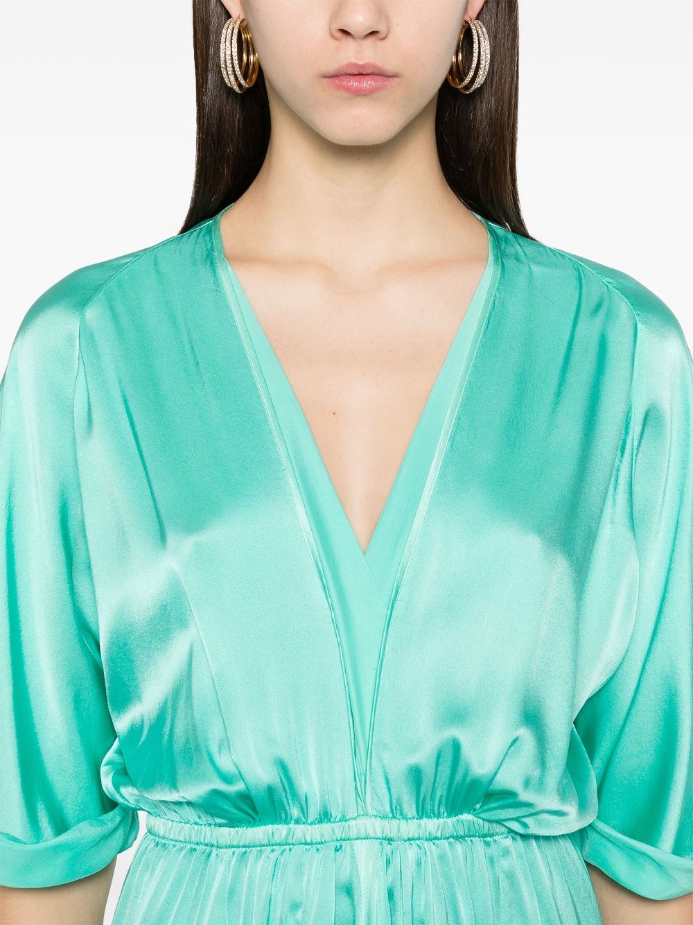 Forte Dresses Verde Acqua Silk