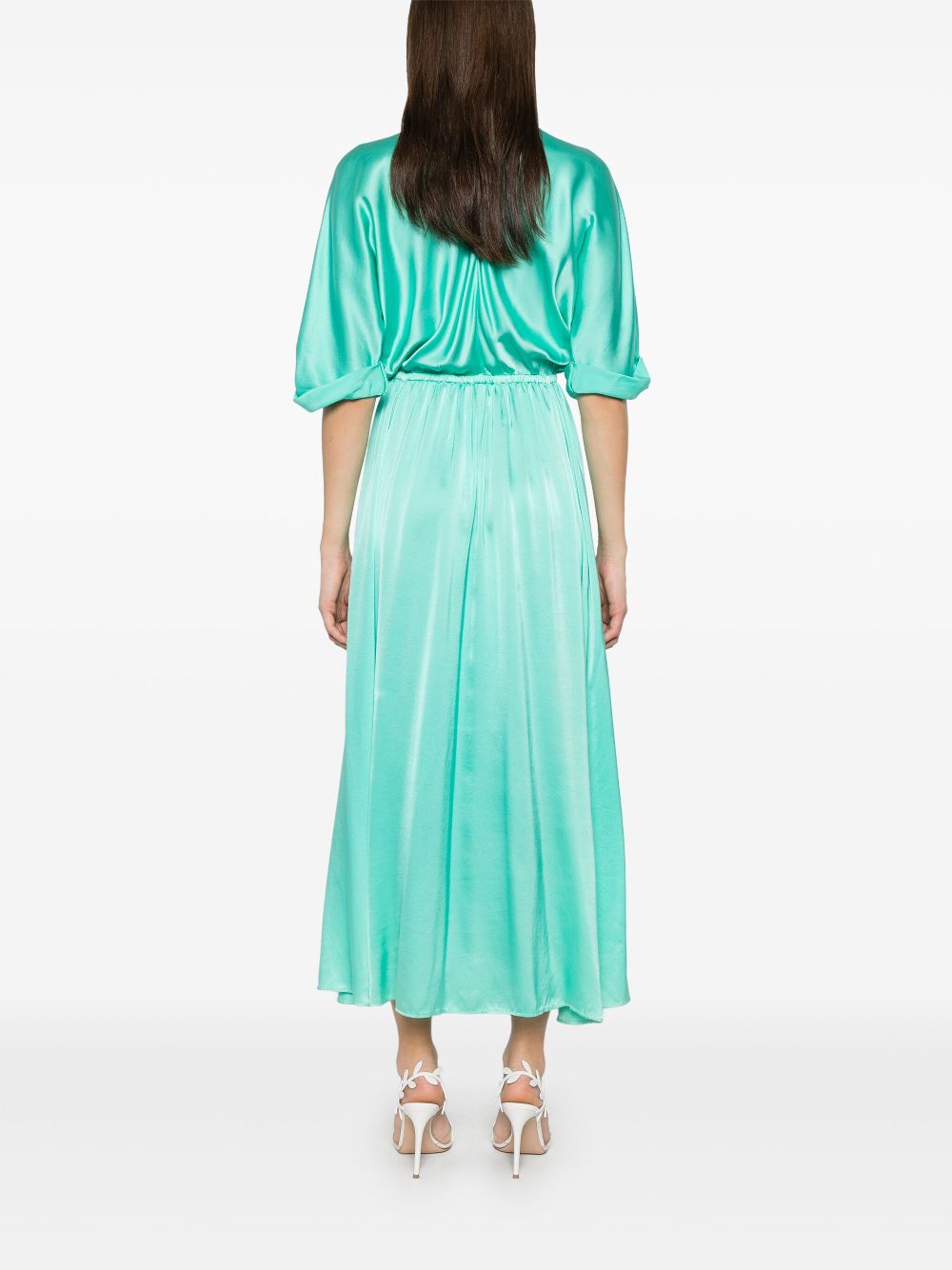 Forte Dresses Verde Acqua Silk