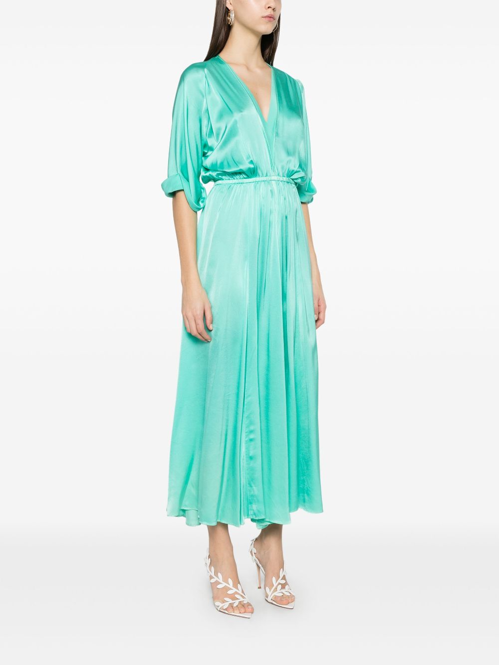 Forte Dresses Verde Acqua Silk