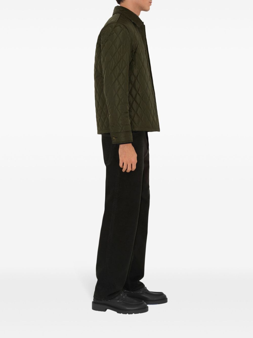 Burberry Jackets Green Lining: Polyester