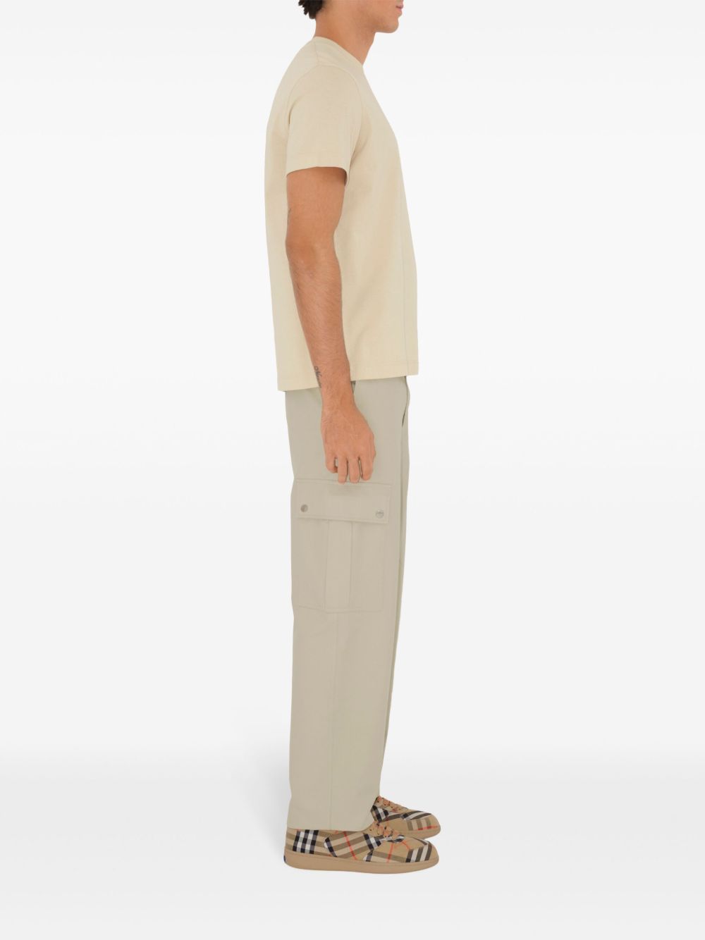 Burberry T-Shirts And Polos Beige Cotton