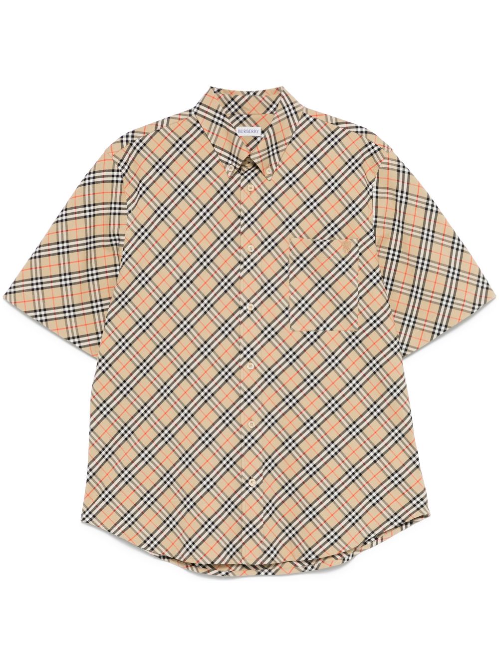 Burberry Shirts Beige Cotton