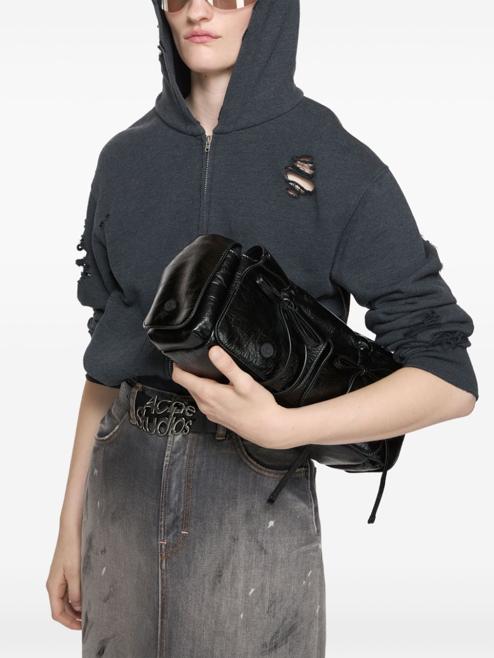 Acne Studios Bags Black Lining: Polyurethane