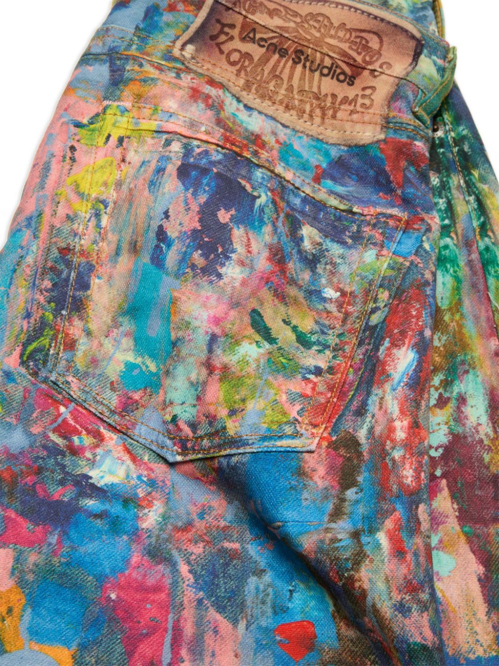 Acne Studios Jeans Multicolour Cotton