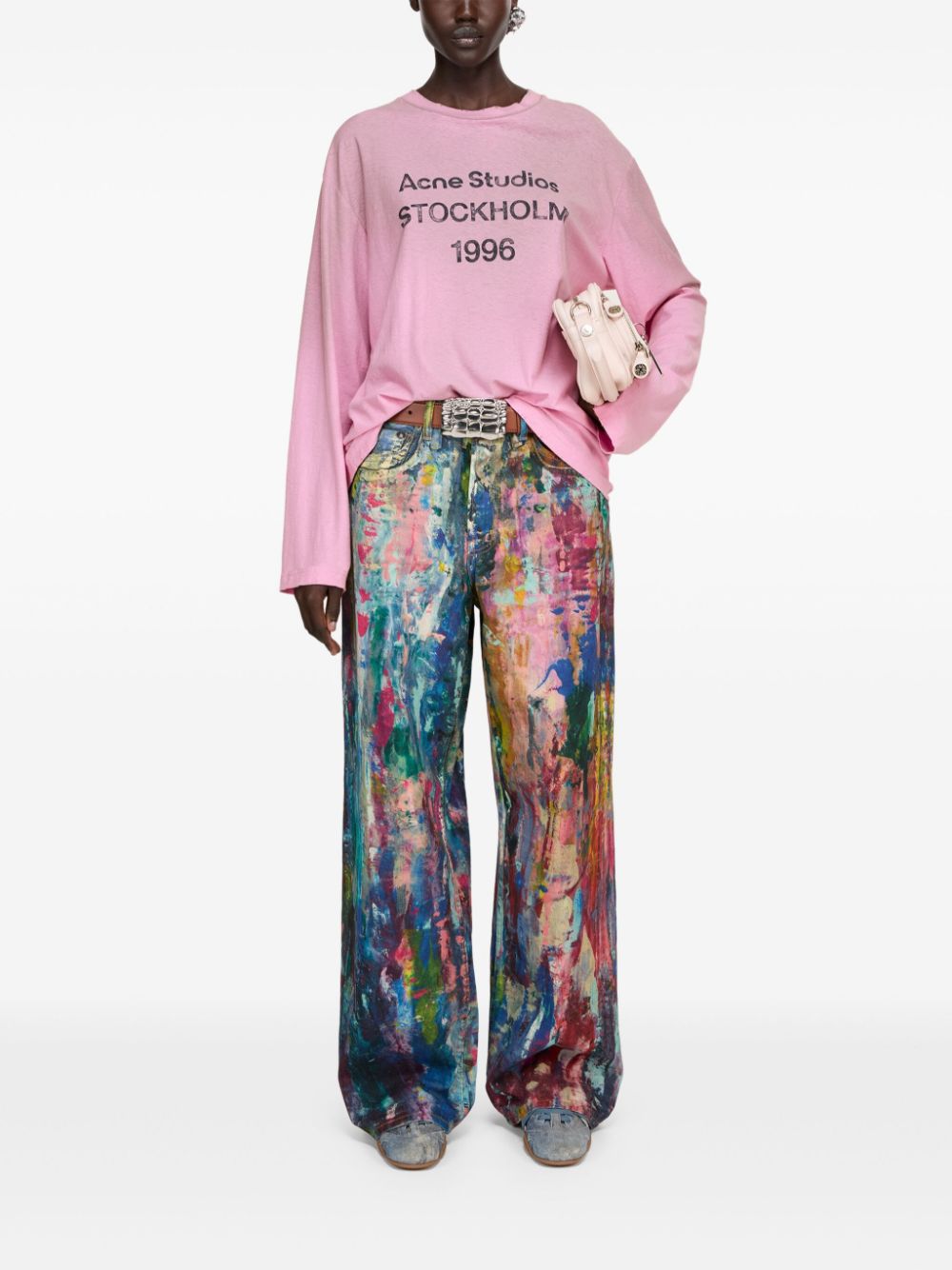 Acne Studios Jeans Multicolour Cotton