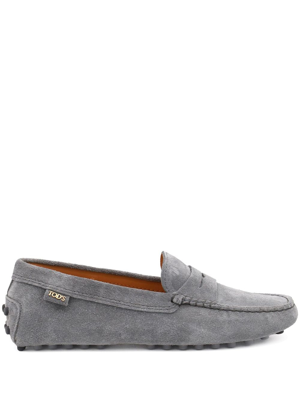 Tods Flat Shoes Grey Suede
