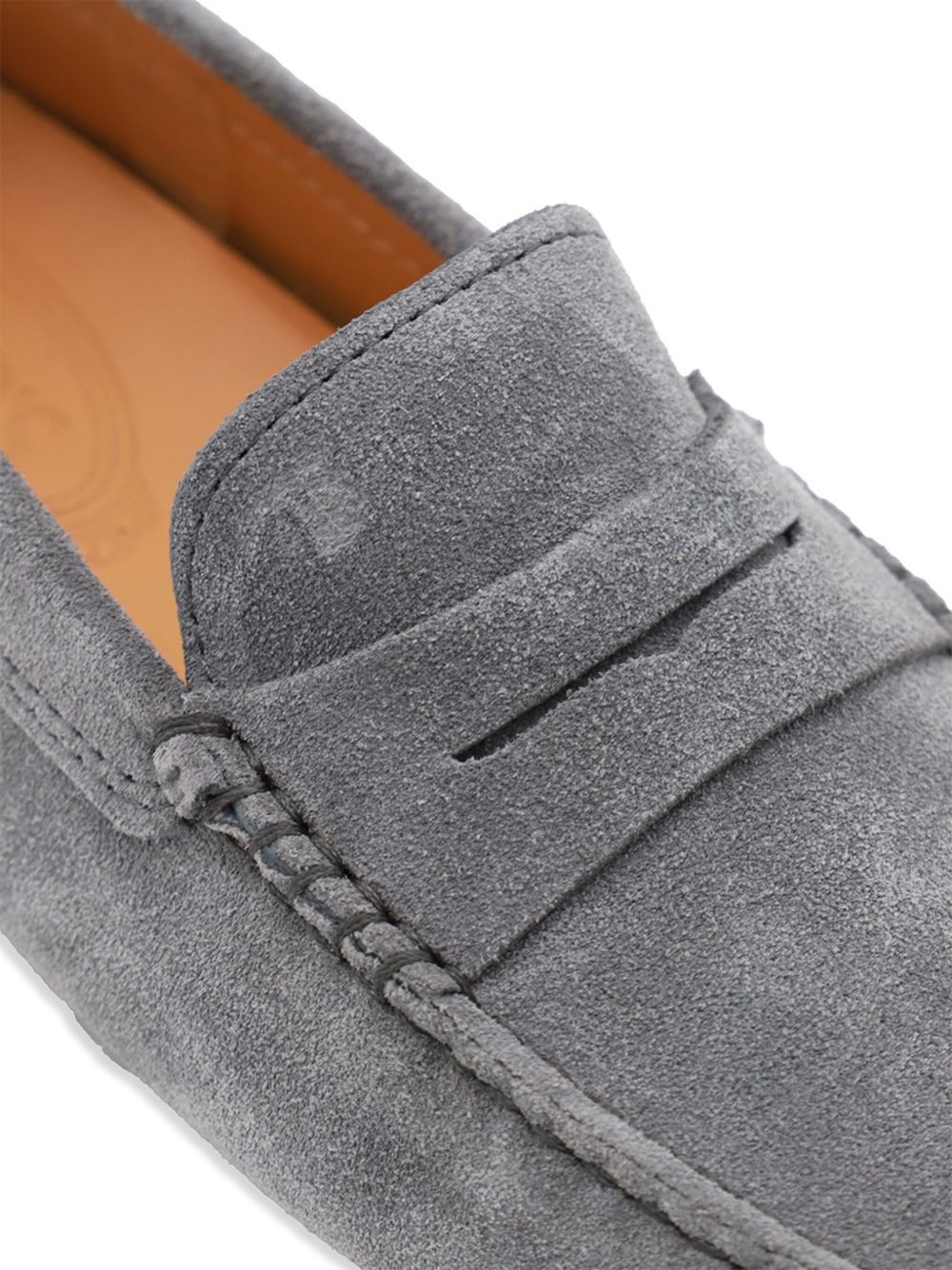 Tods Flat Shoes Grey Suede