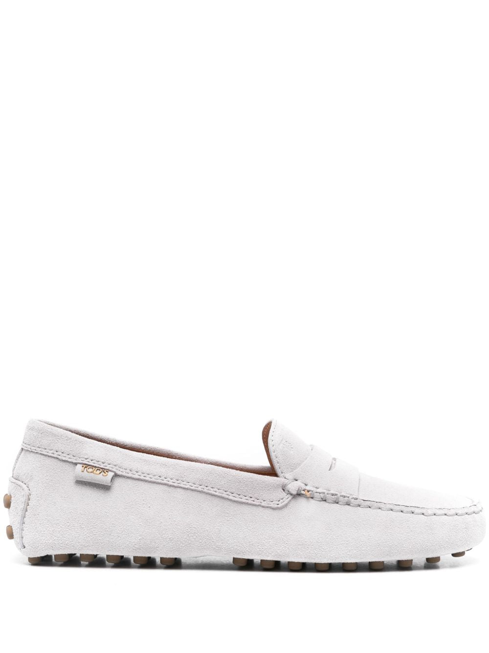 Tods Flat Shoes Lilac Suede
