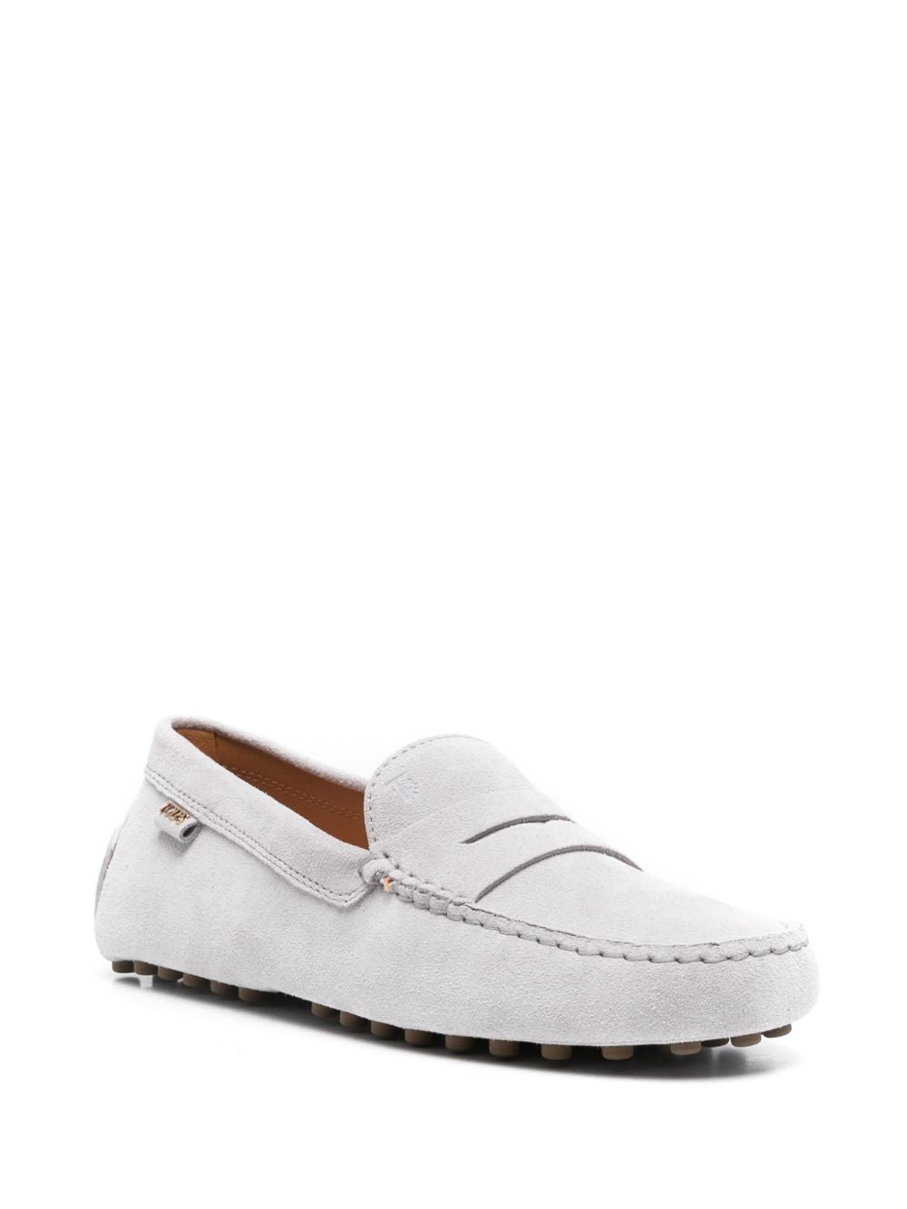 Tods Flat Shoes Lilac Suede