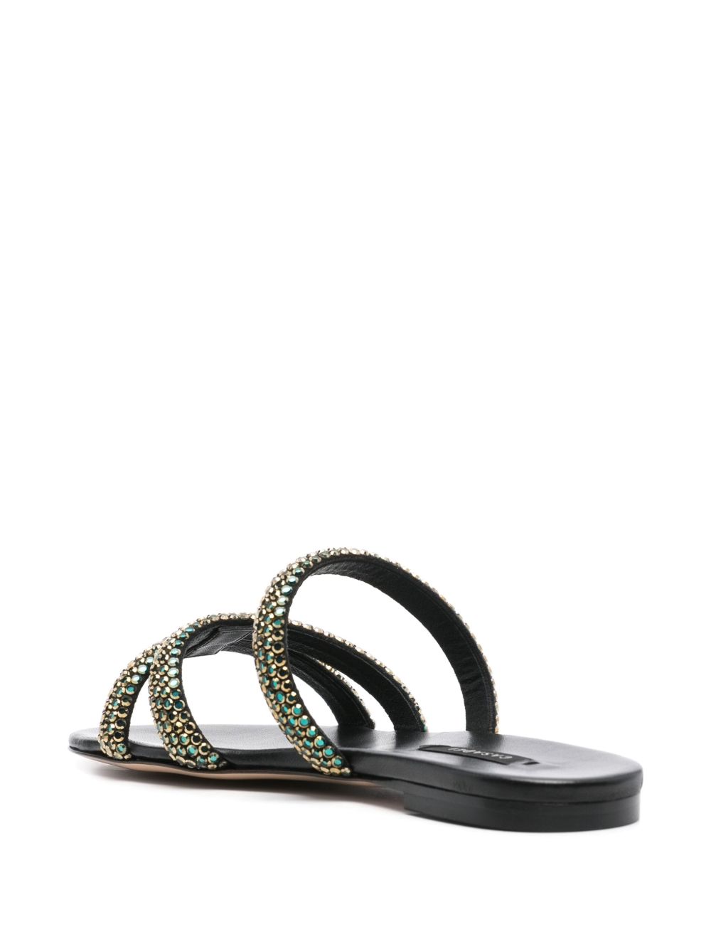 Casadei Sandals Black Polyurethane