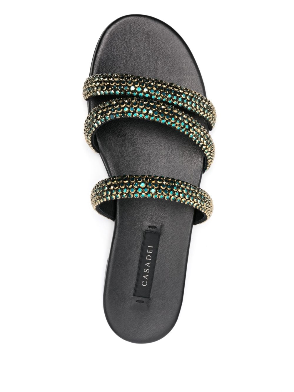 Casadei Sandals Black Polyurethane