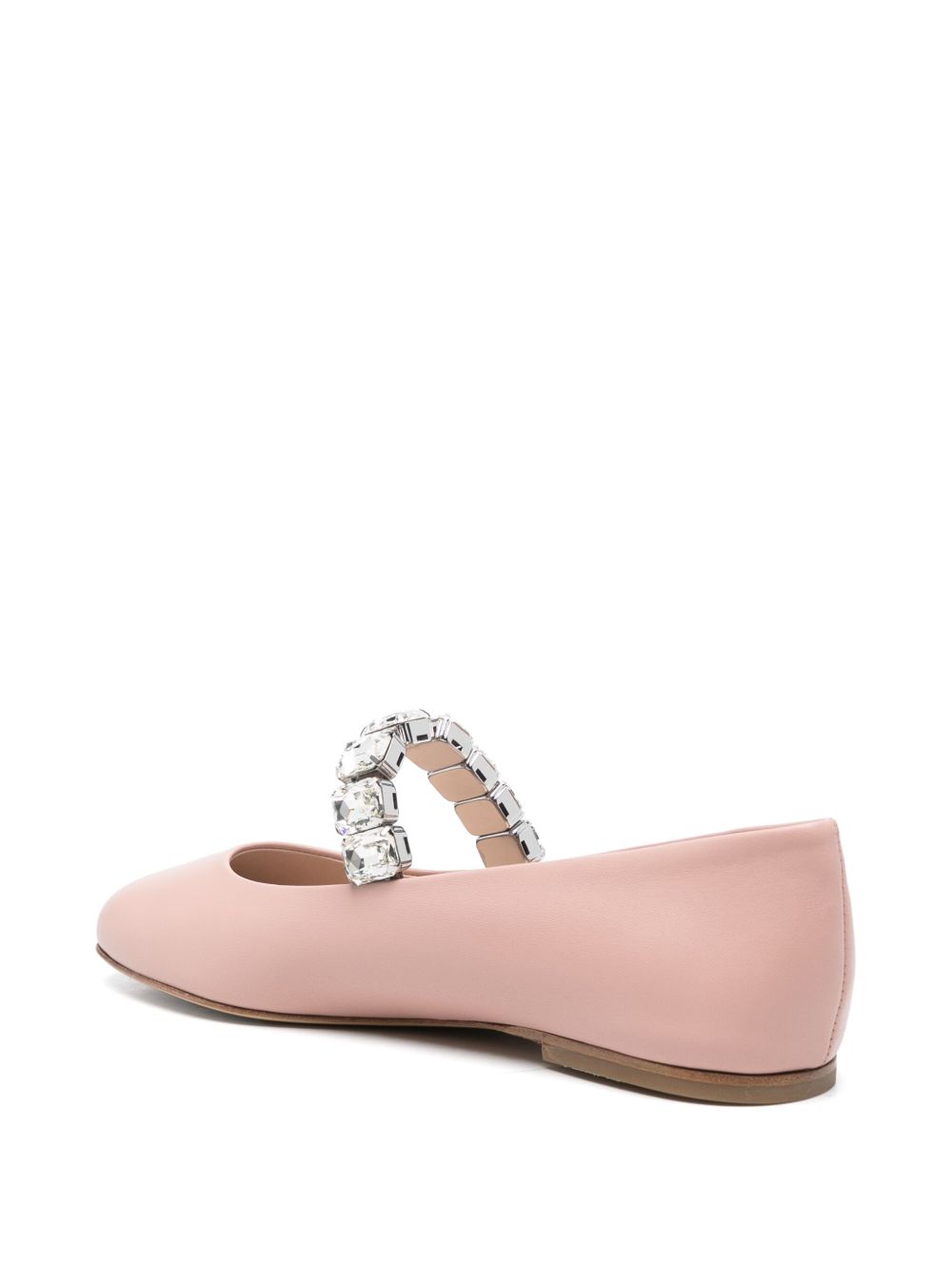 Casadei Flat Shoes Pink Calf Leather
