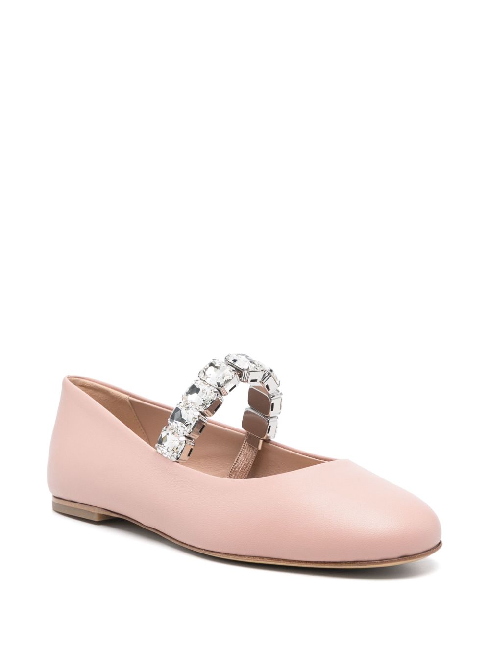 Casadei Flat Shoes Pink Calf Leather