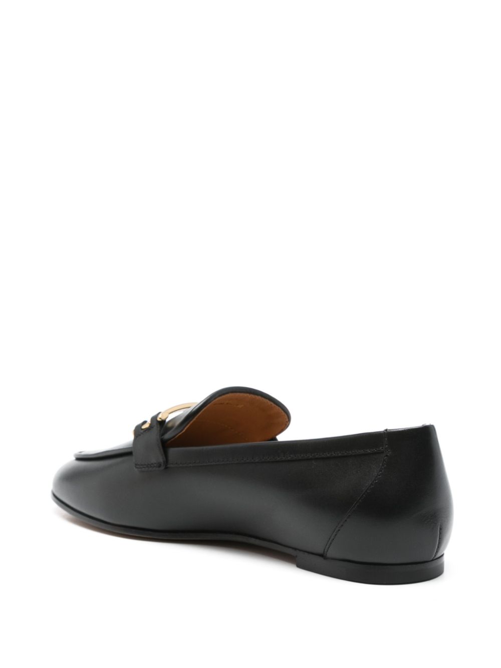Tods Flat Shoes Black Calf Leather