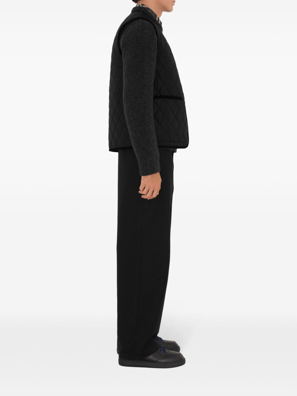 Burberry Sweaters Black Outer: Cotton