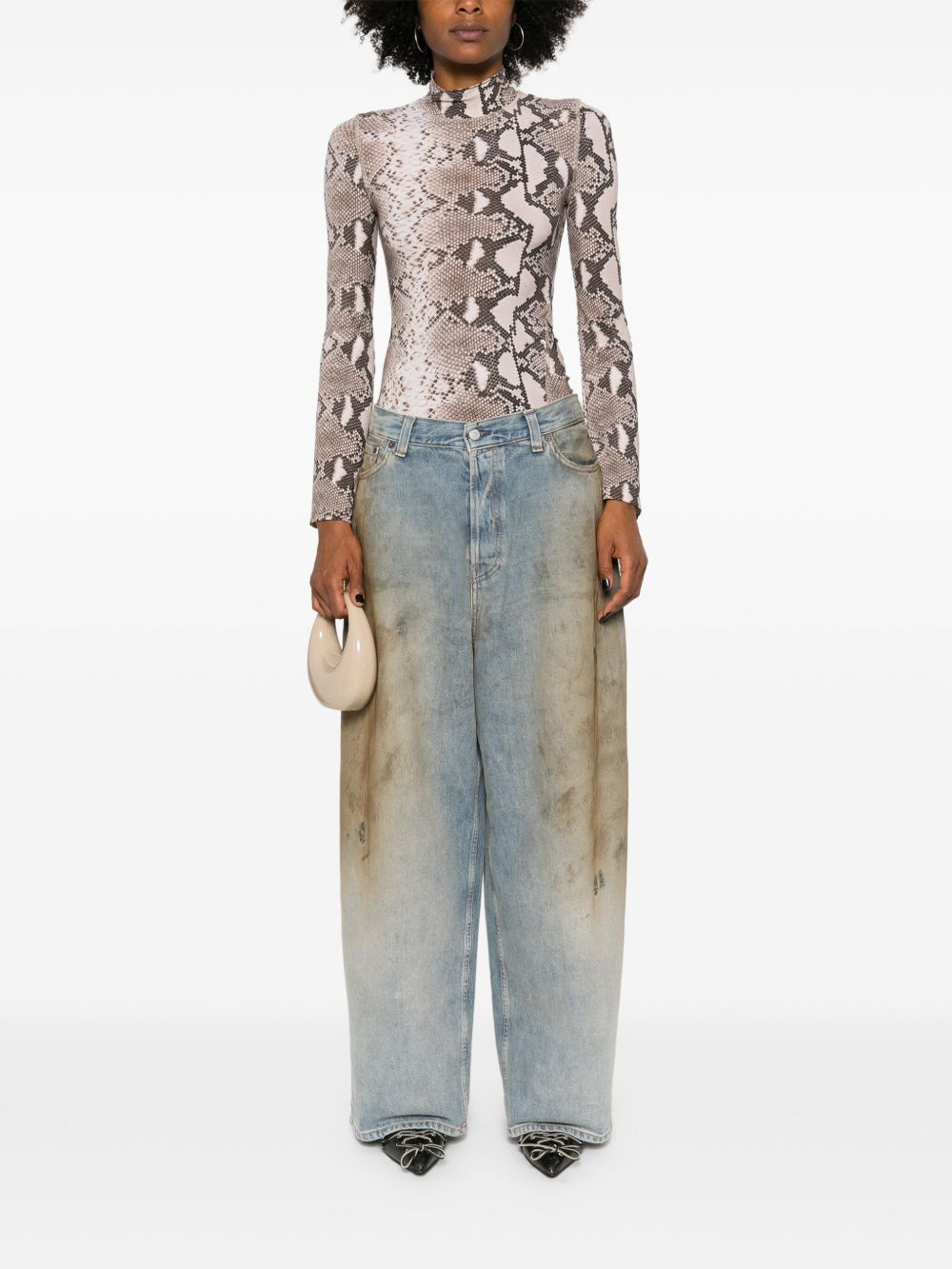 Acne Studios Jeans Clear Blue Cotton