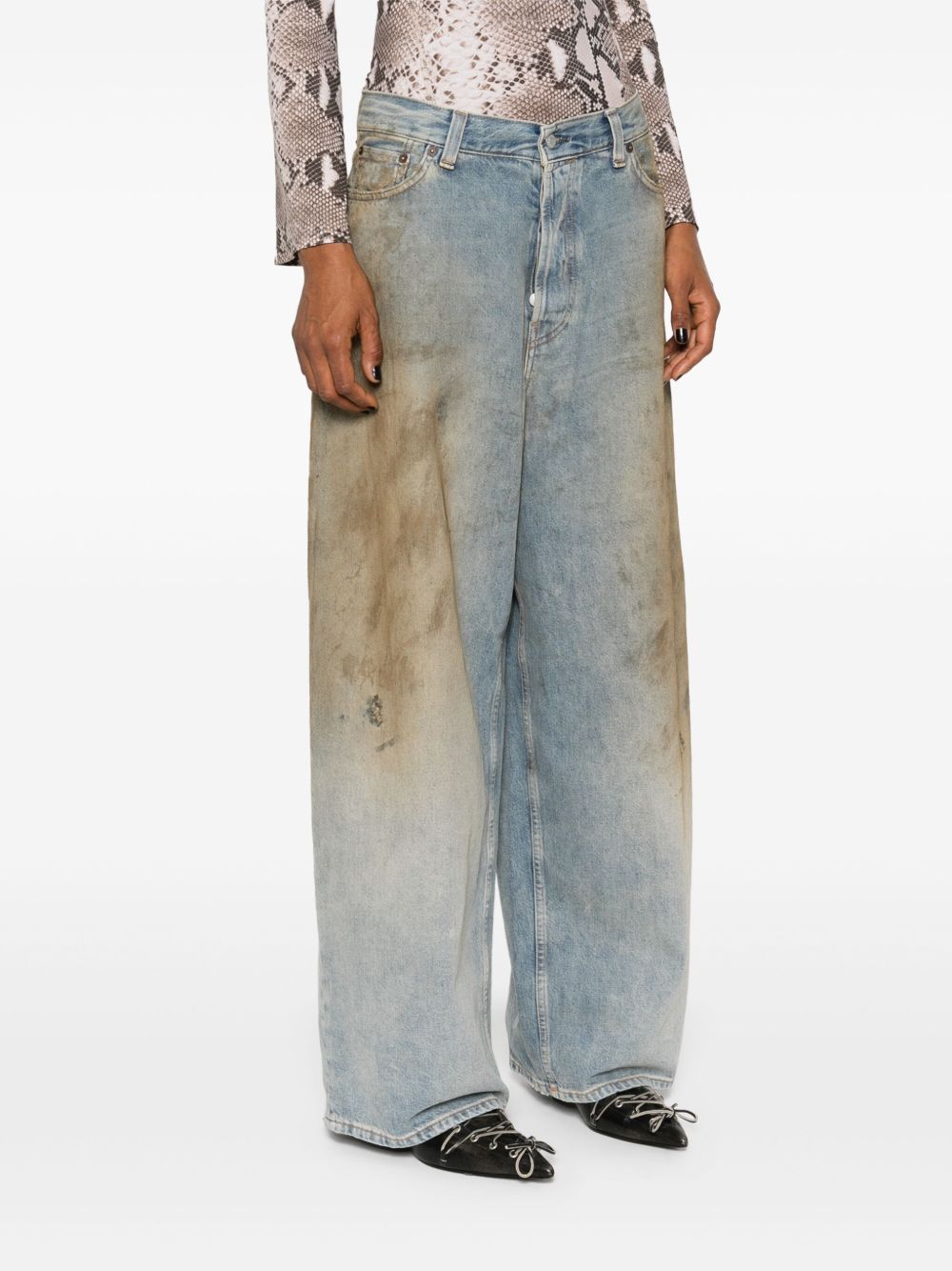 Acne Studios Jeans Clear Blue Cotton
