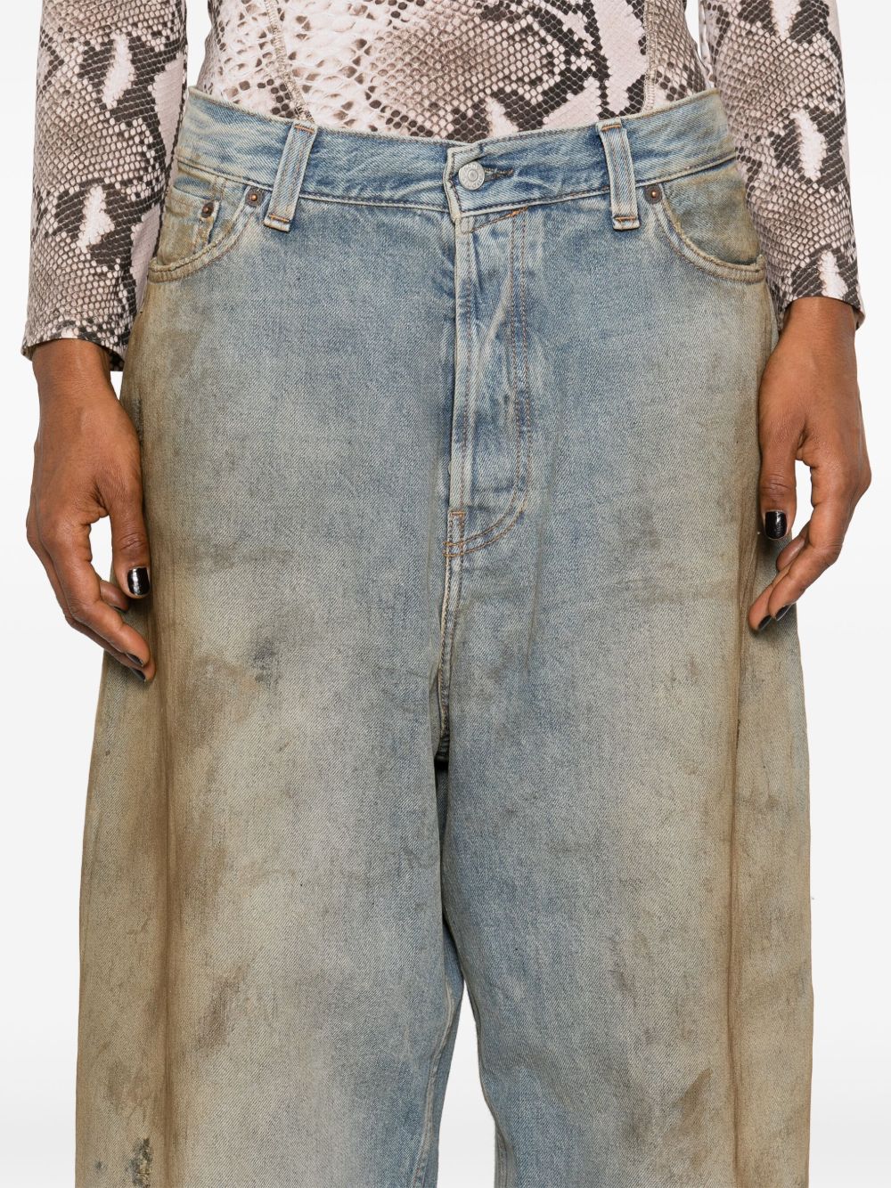 Acne Studios Jeans Clear Blue Cotton