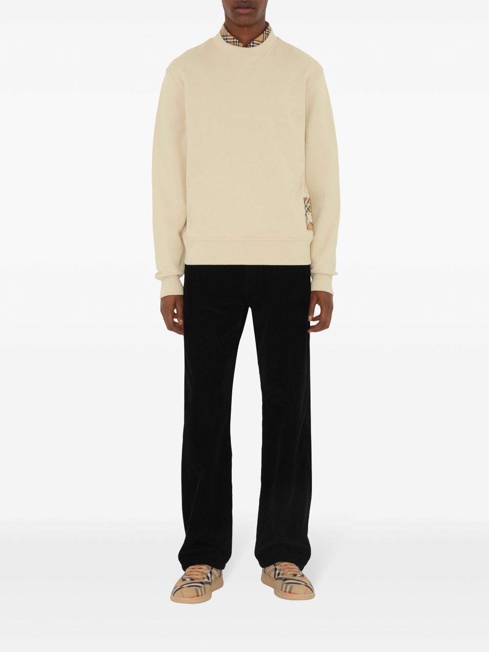 Burberry Sweaters Beige Cotton
