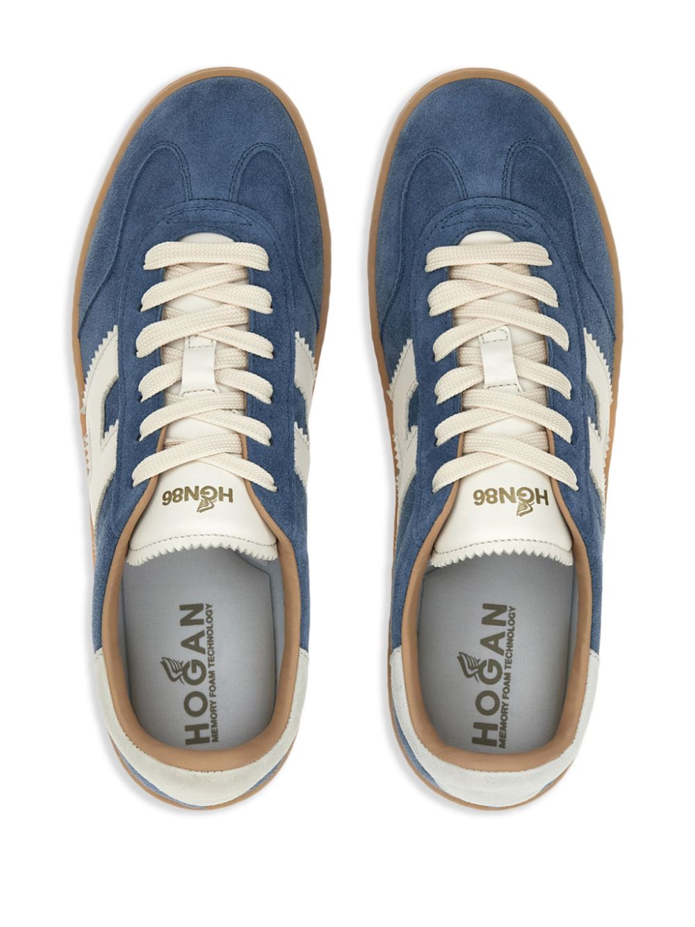 Hogan Pre Sneakers Blue Calf Leather