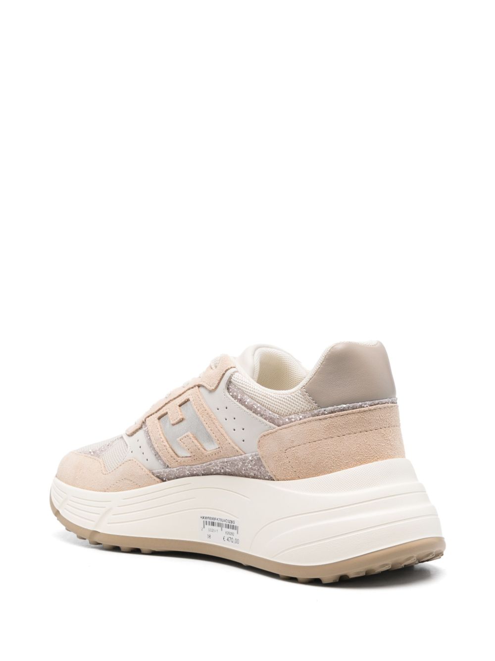 Hogan Pre Sneakers Pink Calf Leather
