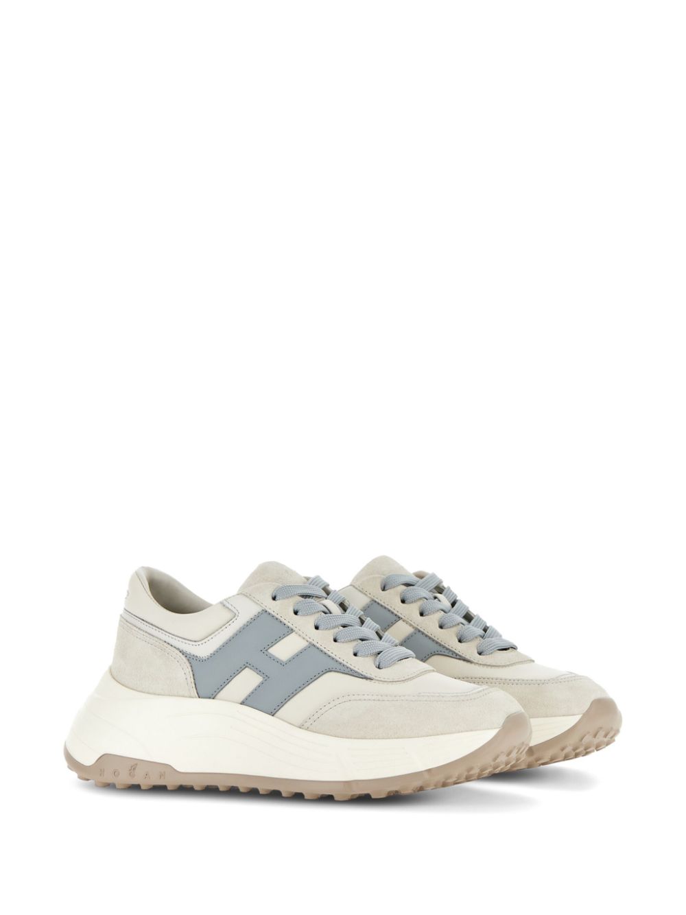 Hogan Pre Sneakers Grey Calf Leather