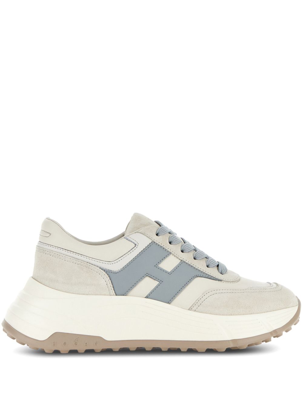 Hogan Pre Sneakers Grey Calf Leather