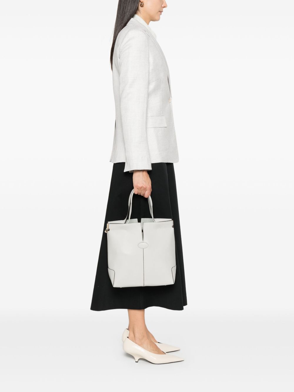 Tods Bags Light Grey Calf Leather