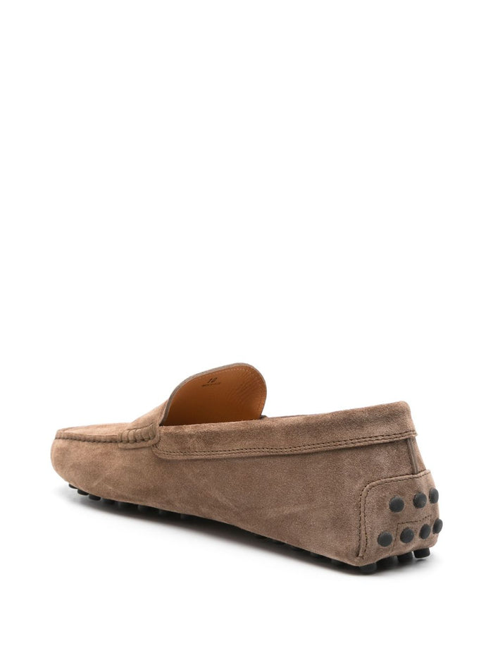 Tods Flat Shoes Brown Calf Leather