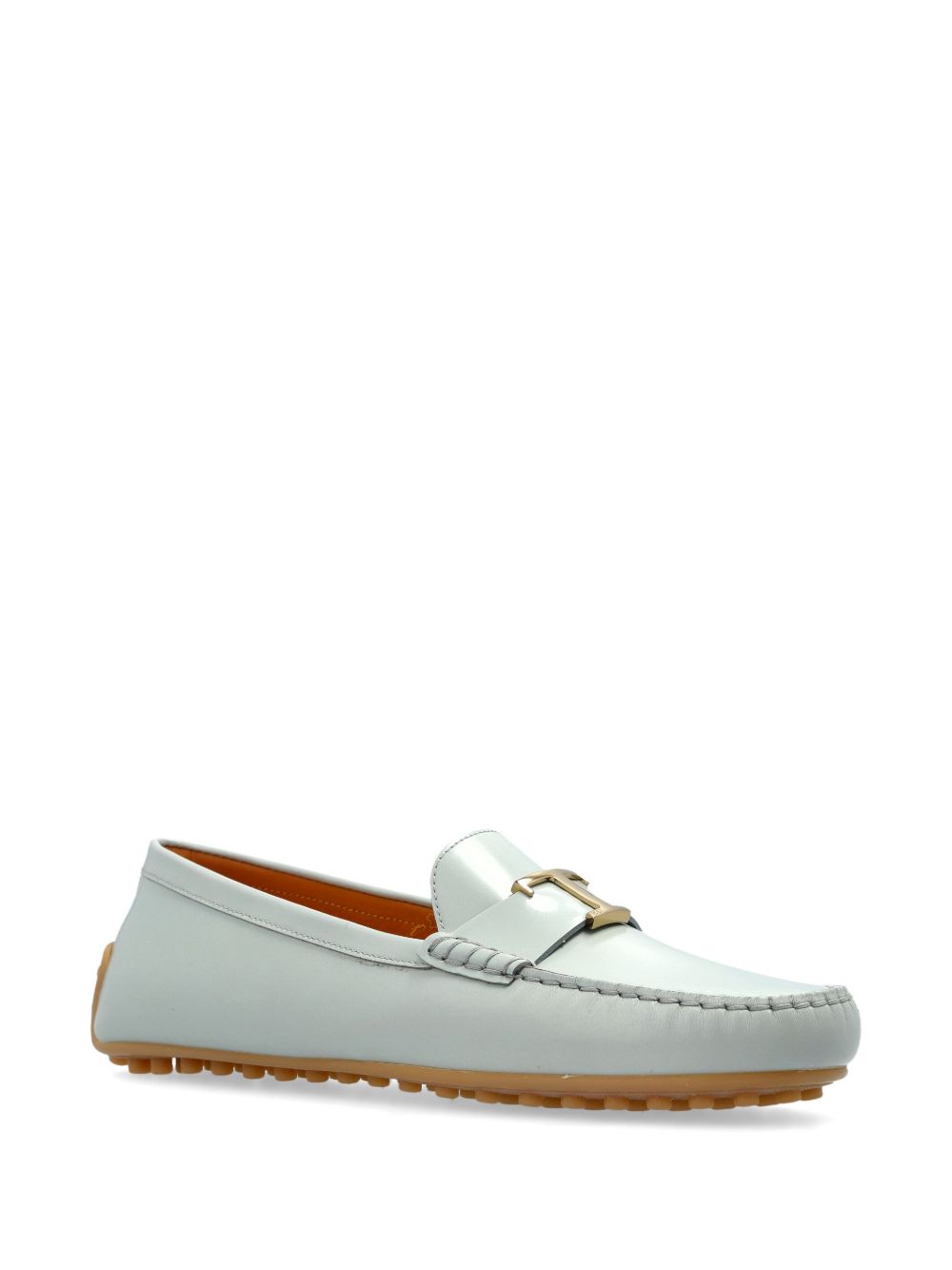 Tods Flat shoes Grey Calf Leather