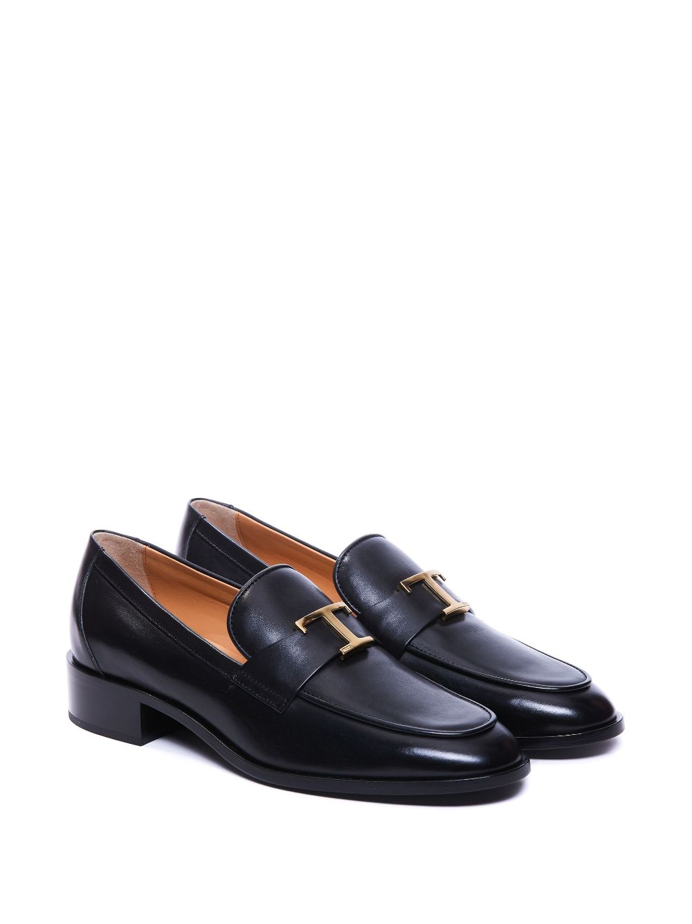 Tods Flat Shoes Black Calf Leather