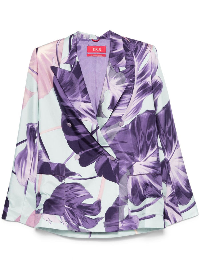 F.R.S . Jackets Purple Silk