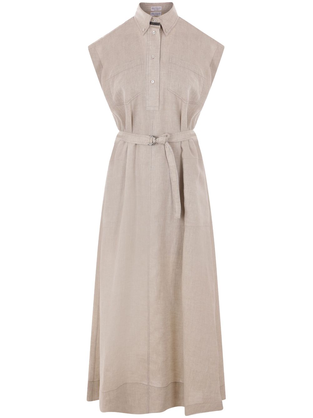 Brunello Cucinelli Dresses Beige Linen