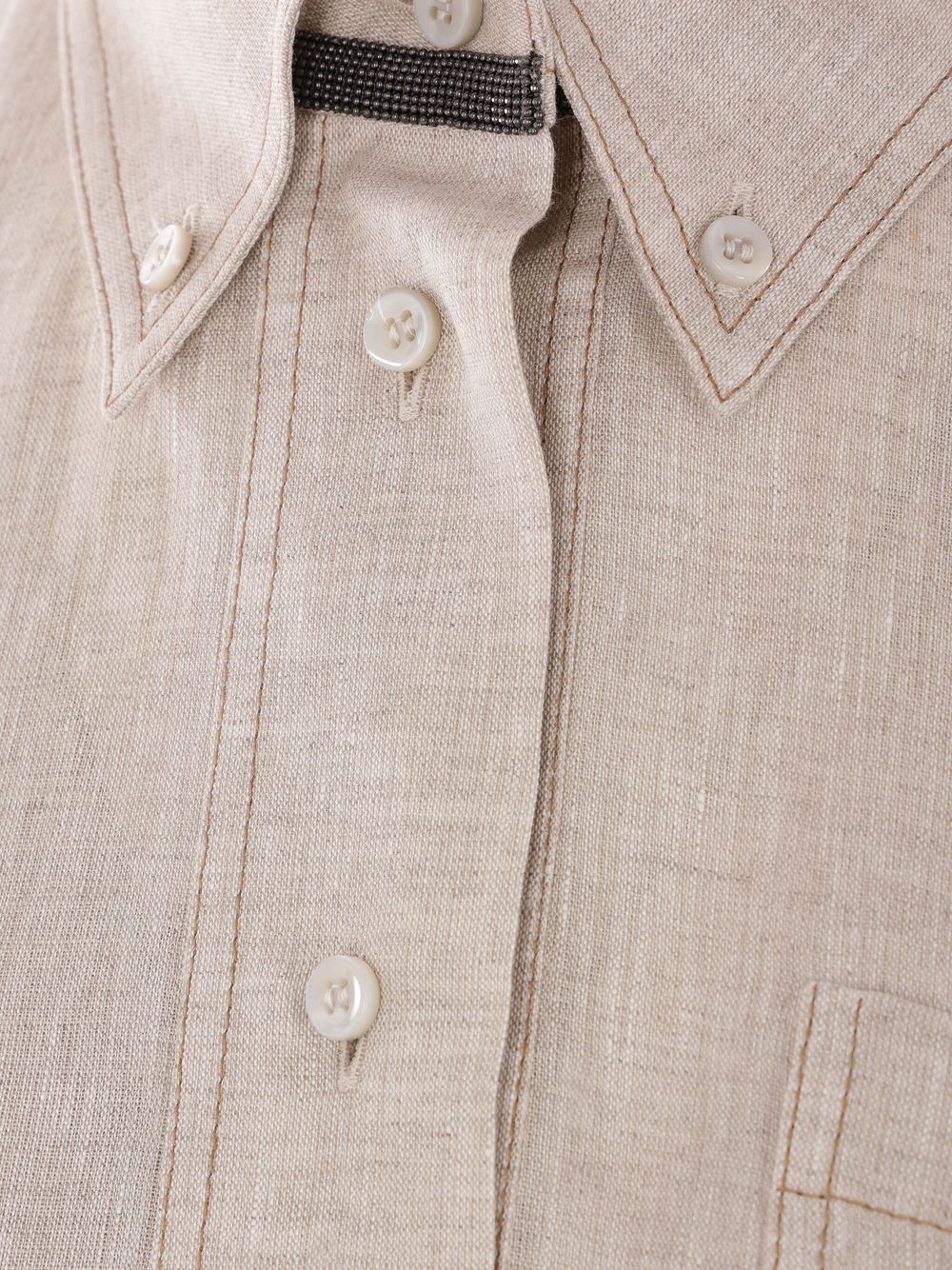 Brunello Cucinelli Dresses Beige Linen
