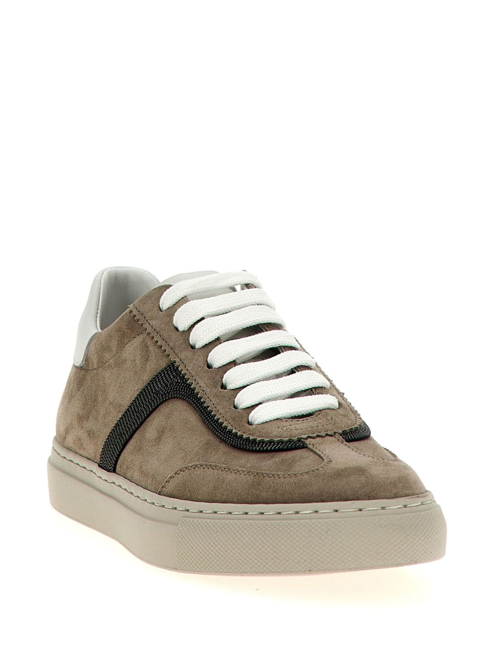Brunello Cucinelli Sneakers Bianco Calf Leather