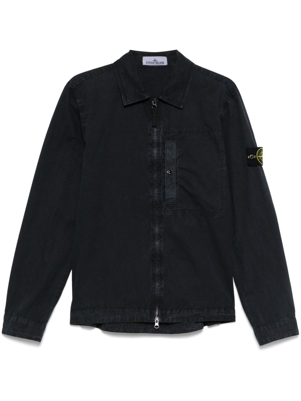 Stone Island Jackets Blue Cotton