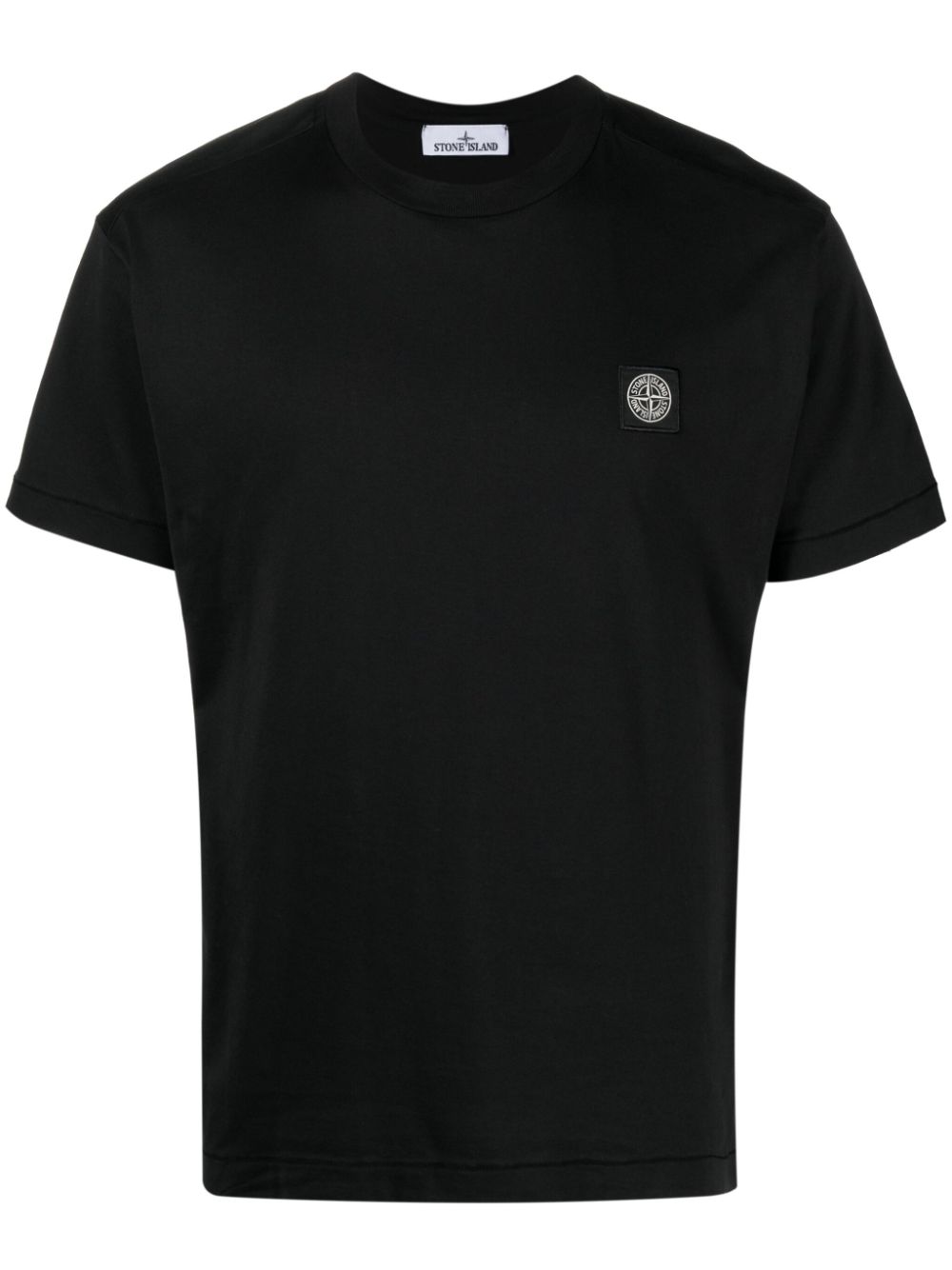 Stone Island T-Shirts And Polos Black Cotton