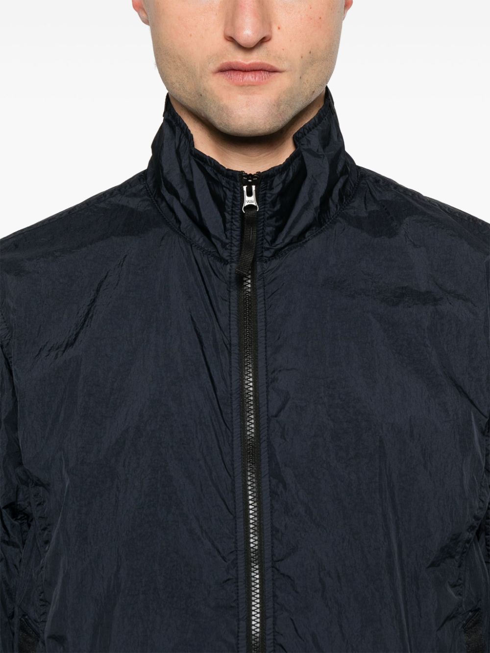 Stone Island Coats Blue Nylon