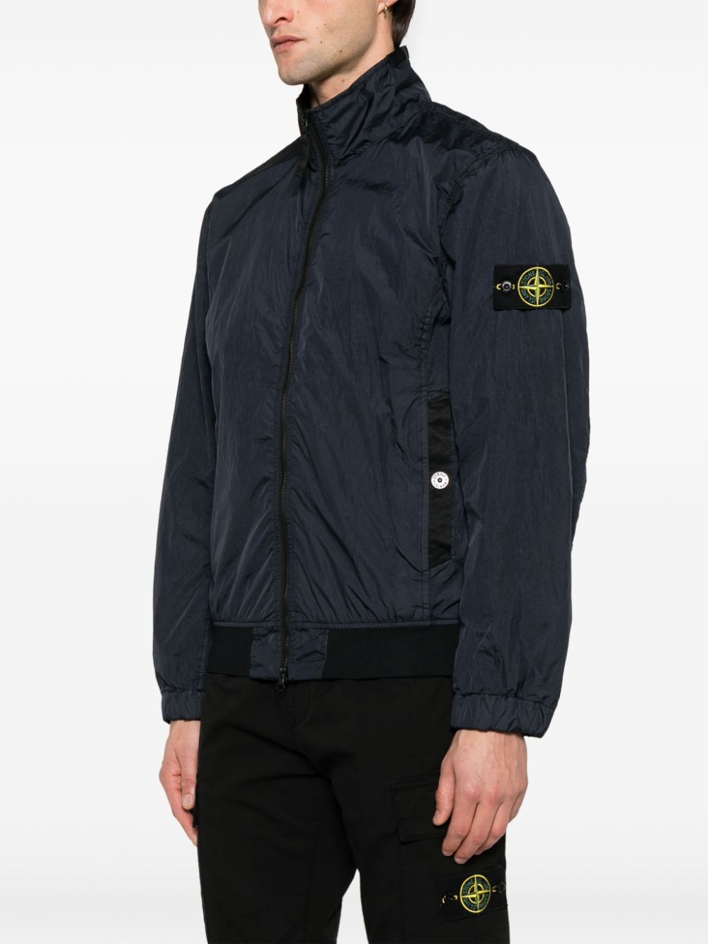 Stone Island Coats Blue Nylon