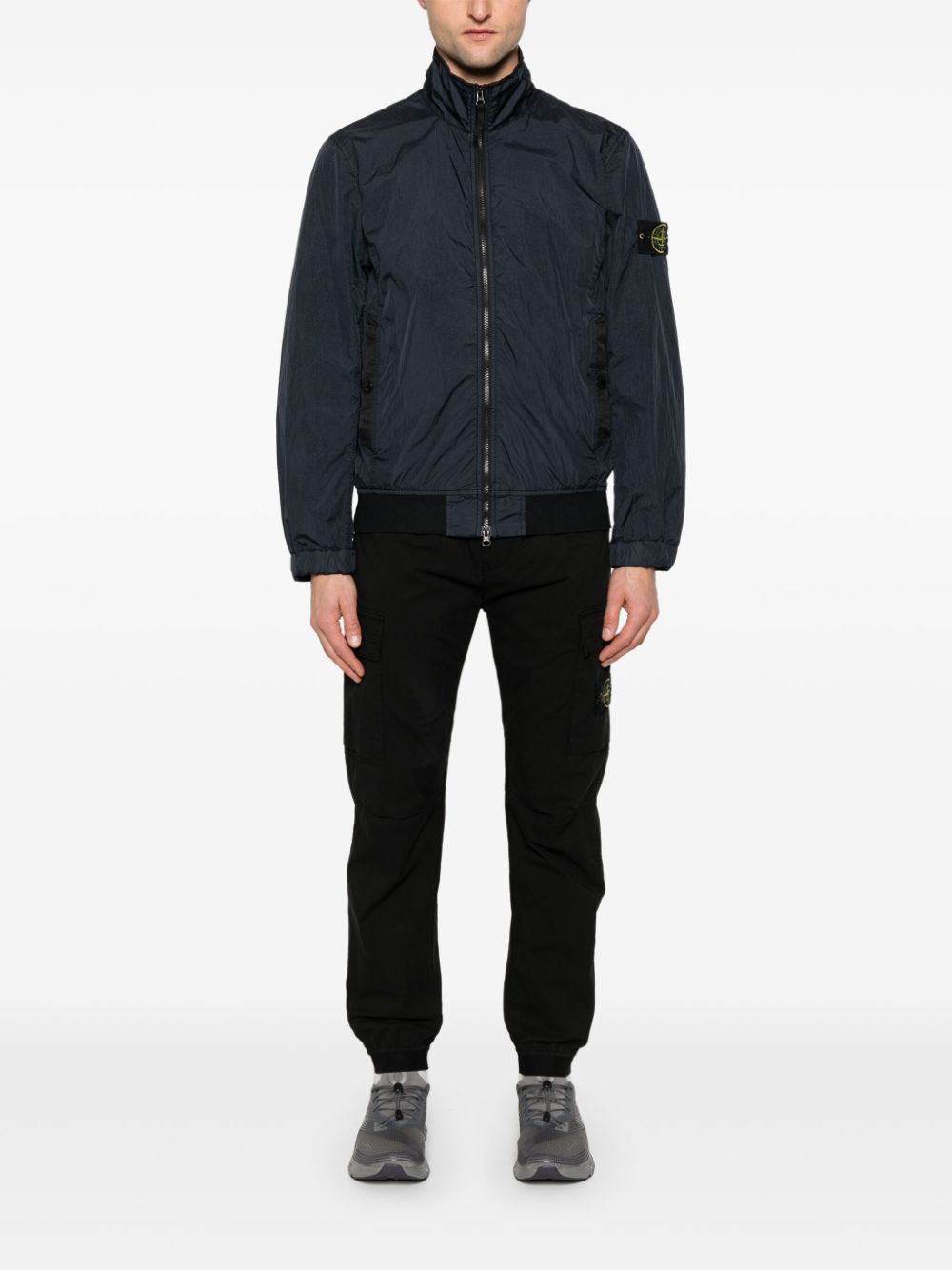 Stone Island Coats Blue Nylon